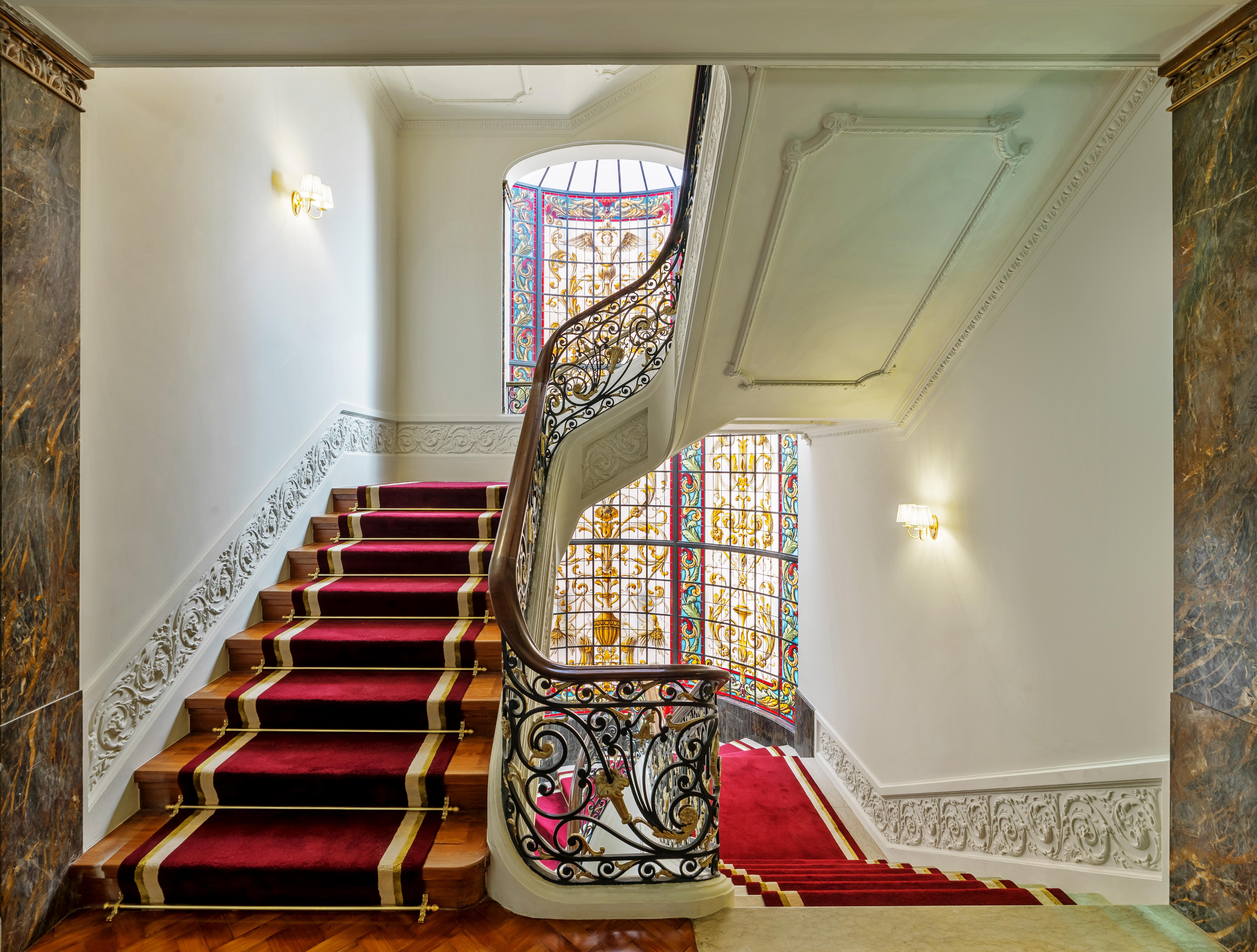 Hospes Infante Sagres Porto - Small Luxury Hotels Of The World Zewnętrze zdjęcie The staircase